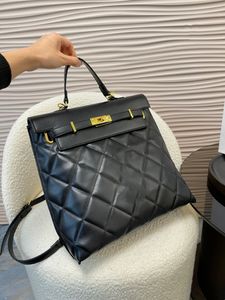 Designer de luxo mochila estilo mulheres mochila de viagem moda clássica impressa lona parquet couro crossbody mensageiro sacos de ombro bolsas carteira