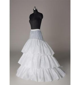 Trompet Denizkızı Gelin Crinoline Petticoat Etek Düğün Aksesuarları İçin 3 Çember Petticoats Beyaz Stretchabe Gerçek Örnek4036400