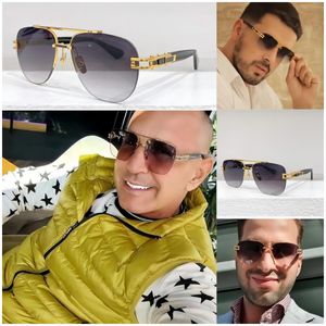 TOP ORIGINAL A DITA GRAND EVO One Tow Rx Solglasögon för kvinnor och Mens Retro Luxury Brand Rimless Eyeglass Fashion Design Women Solglasögon Metallglasögon