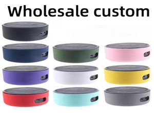 Silcone fodral för Amazon Echo Dot 2 Bluetooth -högtalarskydd täcker rena färghögtalare dammtät tyghylsa1661919