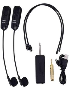 U12F Uhf One For Two Wireless Headset Microfone Amplificador Mixer Adequado para guias de ensino Reuniões Palestras Y2112107225717