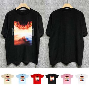 長期トレンディブランドパープルブランドTシャツ短袖Tシャツシャツ77dx