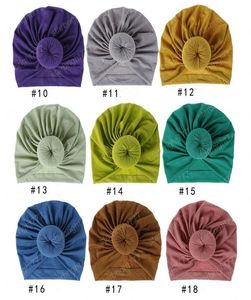 Primavera outono feminino quente donut arco gorro bola nó turbantes chapéu indiano cap6102516