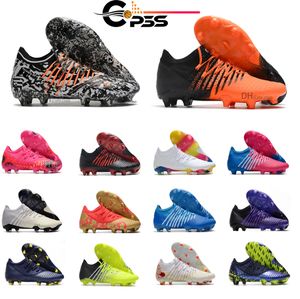 Football Cleat Soccer Shoes Outdoor Firm Ground Knit Socks High Ankle Orange White Black Red 2024 Teazer Z 1.3 Instinct women Teazer FG Soccer Boots