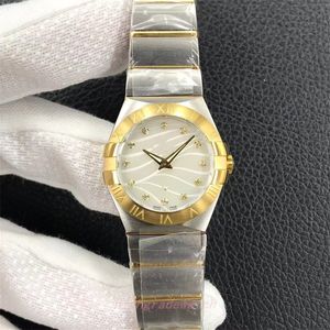 2024 3S Factory Women's Watch Diameter 28mm 4061クォーツムーブメントサファイアクリスタルウォッチミラースチールケースストラップデザイナーウォッチ