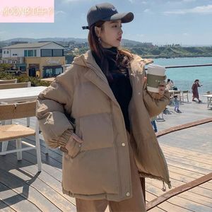 Women's Trench Coats Oversize Winter Puffer Jackets For Women Female Korean Loose Long Sleeve Woman Parkas Fashion Warm And