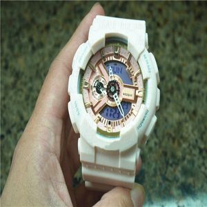Nuovo NUOVO orologio da polso da uomo di marca Sport doppio display GMT Digital LED reloj hombre Orologio militare relogio masculino per adolescenti206f