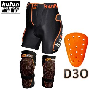 Suits Kufun D3o Knee Pads Protector Shorts Hip Pad for Ski Snowboard Skateboard Skate Motorcycle Kids Adults Children Protective Gear