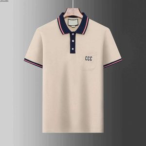 Mens Polo Shirt Designer Man Fashion Horse t Shirts Casual Men Golf Summer Polos Embroidery High Street Trend Top Tee Asian Size M-xxxl 7pbs