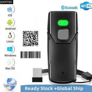 JOOYTEC 무선 1D 2D 바코드 스캐너 Bluetooth Mini 지원 Windows Android POS 240229