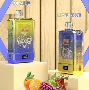 ATVS 18K Puffs 18000 Puff Orsosable Vape Mini Ecigs Vaporizer Cigarette Vapor Mod Комплекты Bar E Sigs e Vape Vaper 2% 5% Никотин Перезаряжаемый сок типа C E