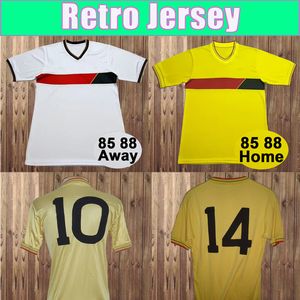 1995 1988 Watford Mens Retro Soccer Jerseys National Team Home Gul Away White Football Shirts Kort ärmuniformer