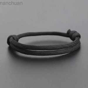 Bangle 12 colors Minimalist Rope Bracelets Men Women Handmade Adjustable black Bracelet Couple Braclet Best Friend Gift ldd240312