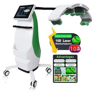 Master Laser weight loss Painless Fat Removal slimming machine 10D Green Lights Cold Laser Therapy beauty Equipment LIPO laser Slim device