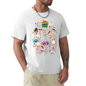 Erkekler Polos Trixie Katya Kolaj Yenileme T-shirt artı Boyut Üstleri Gömlekler Grafik Tees Sevimli Giysiler Erkekler