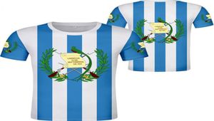 Guatemala t camisa diy nome personalizado número gtm tshirt nação bandeira país guatemalteco espanhol faculdade impressão po gt roupas 6009224