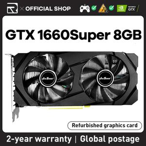 JIESHUO NVIDIA GTX 1660 Super 6GB Gaming-Grafikkarte GDDR6 192BIT GPU GTX1660 Super 6g unterstützt PC Desktop Video Office 1660s