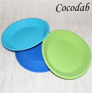 circular silicone deep dishes round silicone pan 8 friendly non stick bho silicone dab mats dhl5081879