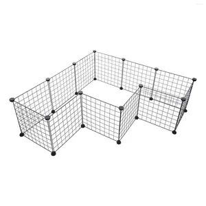 Katzenträger Hundelaufstall Indoor Outdoor 12 Panels Welpen DIY Kleintierkäfig für Hunde Katzen Hamster Kaninchen Kätzchen Übung