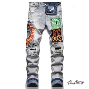 Amirir Jeans Homens Jeans Mens Designer Sem Rasgos Skinny Amirri Para Homens Calças Rasgadas Com Buracos Denim Homem Camisa Perna Reta Slim Fit Zipper Amari Hip Hop Bikers 7221