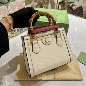 Designer Totes Bag Women Luxurys Letter G Tygväskor Diana Bambu Shoppingväska Handväskor Crossbody Mini Shoulder Bag Wallet Clutch Woman Purse