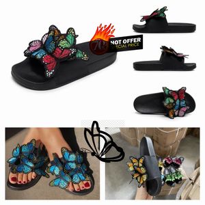 2024 designer sandals famous slippers slides black brown leather runner womens shoes summer beach sandels heel Casual Flip flops outdoors GAI hot