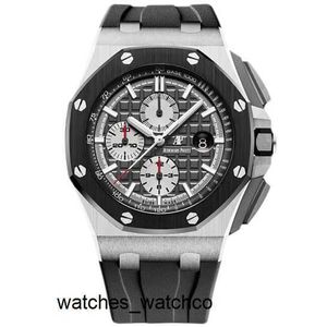 Relógio de pulso de designer AP Watch Royal Oak Offshore Series Titanium Automatic Mechanical Mens Watch 26400IO.OO.A004CA.01