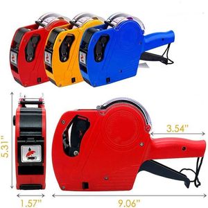 Gun Toys Gift Wrap One Row 8-digit Handheld Label Gun With Price With 1 Ink Machine Encoding Label Gun With Price For Retail Stores Supermarket Label Printer 2400308