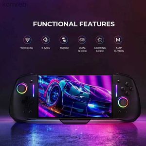Game Controllers Joysticks YS45 Pro Controller For Nintendo Switch RGB Colorful Light Game Joypad Consol Wired Handle Controller Joypad Gamepad L24312