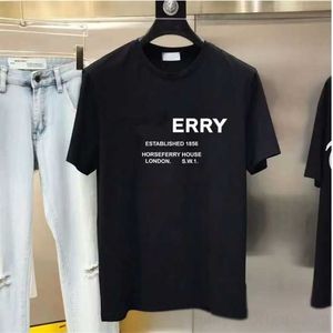 Designer maré camisetas peito carta laminada impressão manga curta alta rua solta oversize mangas casuais top vender luxo homens hip hop roupas