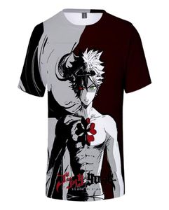 Japan Anime Black Clover 3d T Shirt For Women Men Dzieci dorosły krótkie rękawne koszulka Asta Yuno Noell Silva Cosplay Costume69222659