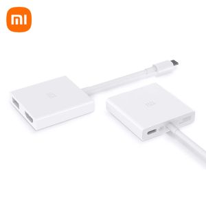 Адаптер для компьютерной периферии Xiaomi с USBC-концентратором TypC на USB 3.0/HDMI-совместимый многофункциональный преобразователь-концентратор, док-станция