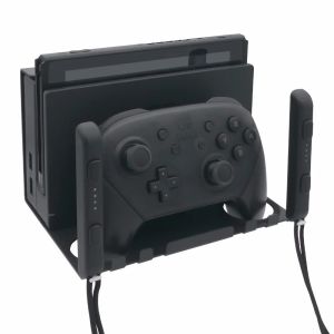 ナンテンドスイッチ用のウォールマウントオリジナルスタンドマウントジョイコンハンドロープコントローラーブラケットジョイスティックスタンドホルダーシェルフアクセサリー