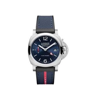 Męski zegarek designer zegarek luksusowy nowa seria Luminodor Series automatyczny zegarek mechaniczny 40 mm sportowy zegarek mechaniczny z dwoma tłem dla mężczyzn