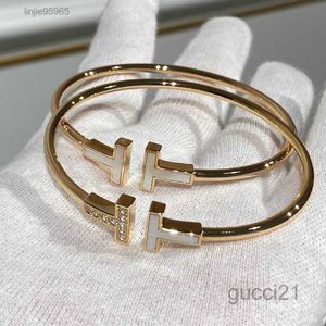 Moda Tasarımcısı Vgold Doublet Bilezik Kadınlar S925 STERLING Gümüş Gül Altın Semidiamond Semifritiller Sertifika Fritiller Elastik Jewelr PQ60