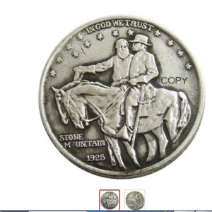 US 1925 Taş Yarım Dolar Gümüş Kaplama Craft Hatıra Copy Metal Metal Ölümleri Üretim Fabrikası 246c