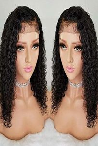 360 perucas frontais do laço onda de água encaracolado hd filme fino peruca de cabelo humano suíço para mulheres negras com cabelos do bebê 150 densidade natural colo9764106
