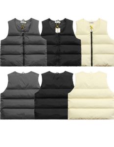 Cole Buxton autumn and winter solid color versatile down cotton high street zippered cardigan vest casual jacket