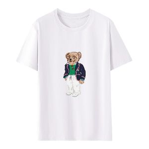 2024デザイナーの新しいTシャツ、高品質のポロシャツ、100％綿プリント半袖、夏のトップ