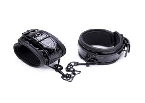 Black Red Handcuffs benmanschett för kvinnor bdsm bondage växel begränsningar vuxna sexspel leksaker för par3670514