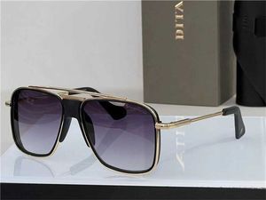 DITA Design Design Men Square Seque Sunglasses Metal Metal Frame Simple and Population Stight Outdoor UV400 نظارات حماية