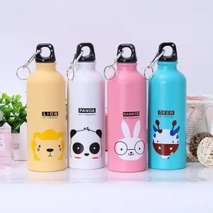 Water Bottles Lovely Animals Creative Gift Outdoor Portable Sports Bolttle Cycling Camping Hiking School Kids Bottle