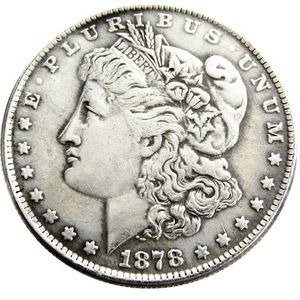 Us 1878-p-cc-s morgan dólar cópia moeda latão artesanato ornamentos réplica moedas decoração para casa acessórios272s