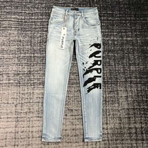 Jeans Purple Designer Je Ksubi Je Slim Fit Pants Brand Jnco Je Hole New Style Baggy Je Embroidery Self Cultivation Small Feet Fashion Denim 80