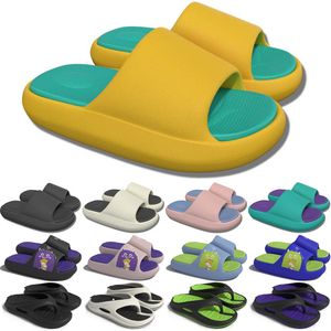 P1 Tasarımcı Ücretsiz Sandal Nakliye Slaytları Sandalet için Terozlu Kaydırıcılar Gai Pantoufle Katırları Erkek Kadın Terlik Eğitmenleri Flip Flops Sandles Color13 981 Wo S