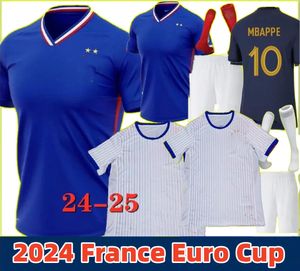 24 Euro Cup francuskie koszulki domowe Mbappe koszulki piłkarskie Dembele coman saliba kante maillot de foot equipe maillot