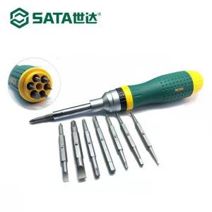 Control Xiaomi Youpin SATA 19 In 1 Interchangable Ratchet Screwdriver Set Twoway Ratchet Multifunction Screw Driver Tool For Repairing