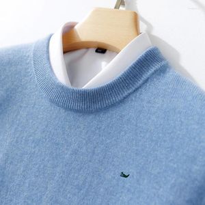 Maglioni da uomo Pullover in cotone M-5XL SharkCrocodile Logo Manica lunga Uomo O-Collo Vestibilità casual Tipo Cappotti lavorati a maglia da uomo