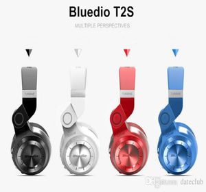 Bluedio T2S Original Bluetooth -hörlurar Mikrofon Stereo Wireless Headset Bluetooth 41 för iPhone Samsung Xiaomi HTC8264520