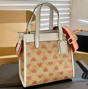 Designer-Love Print Designer-Einkaufstasche für Damen, modische Einkaufstaschen, klassischer Brief, Luxus-Handtasche